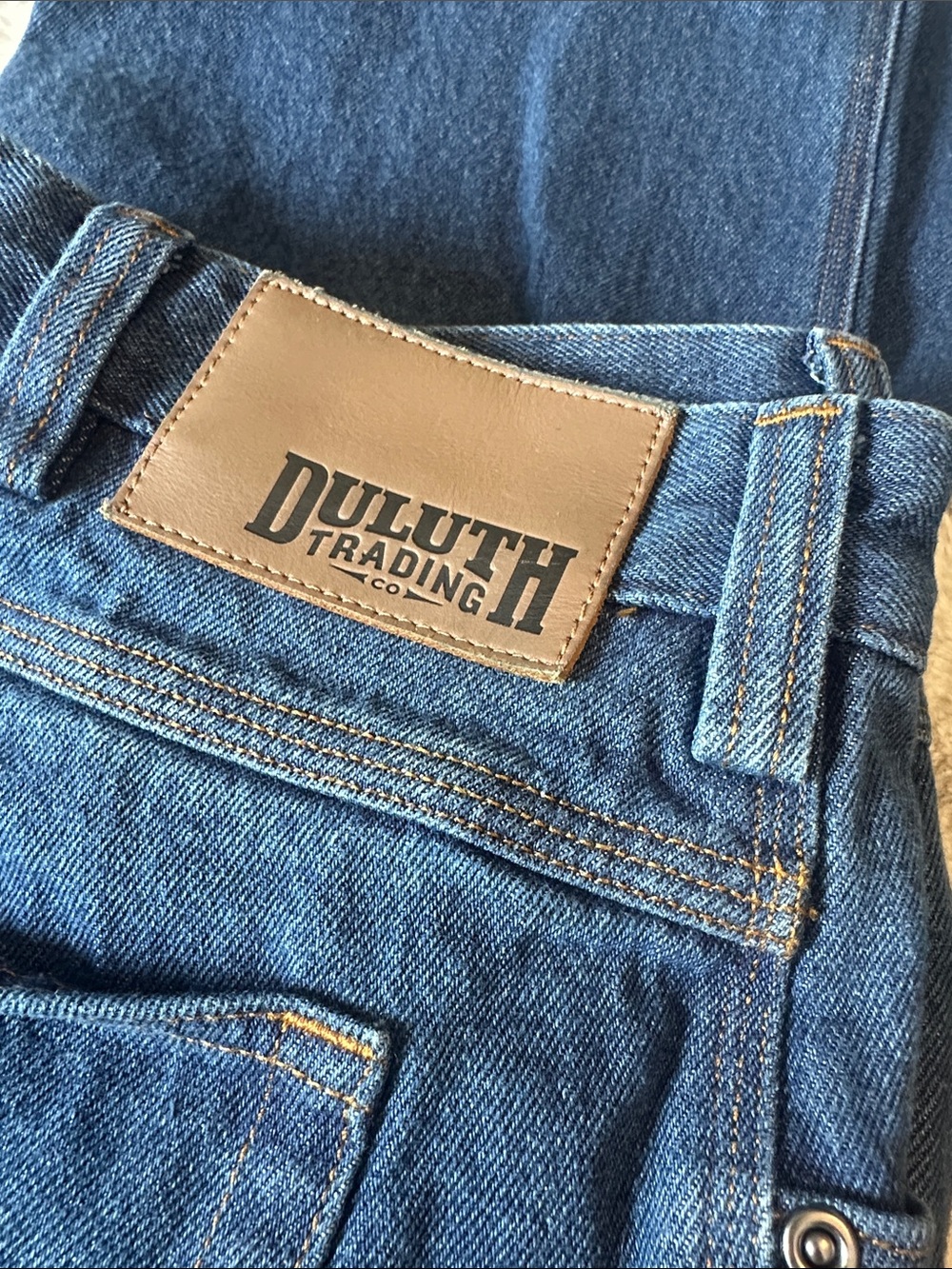 Men's Duluth Trading Company Medium Wash Denim Jeans Size 38x34